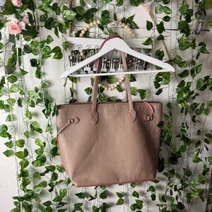 Lodis Bliss Taupe Tan Pink Beige Large Carryall Bag